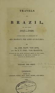 Travels in Brazil, in the years 1817–1820